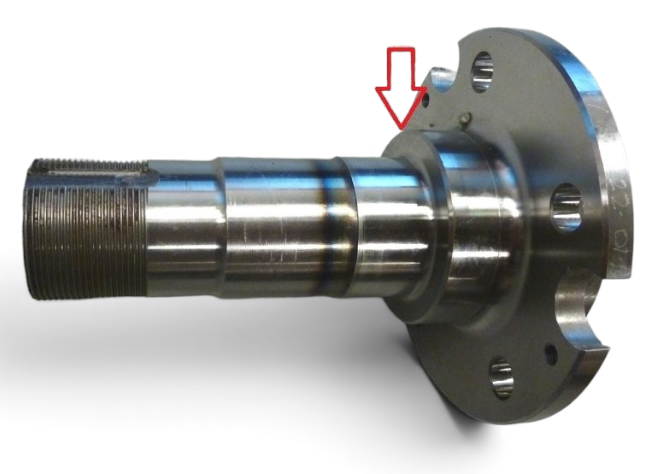 1993-96 Ford D44 Spindle w/ One Piece Hub Seal