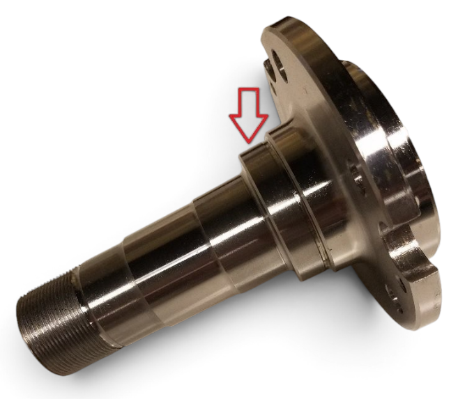 1994-96 Ford Bronco & F150 4wd D44 Spindle w/ 2 Piece Hub Seal
