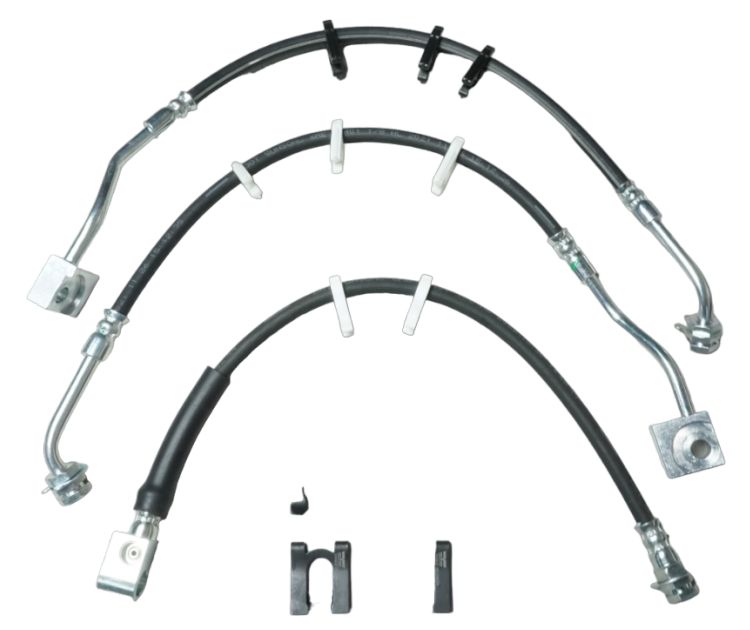 1994-96 Ford Bronco Brake Hose Kit Set of  3 Stock