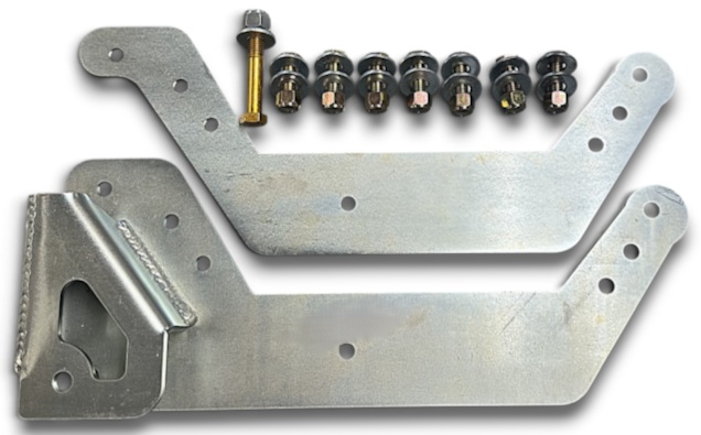 1980-1996 Ford Bronco & F-150 Track Bar Mount and hardware ONLY, Solid Axle Conversion Swap