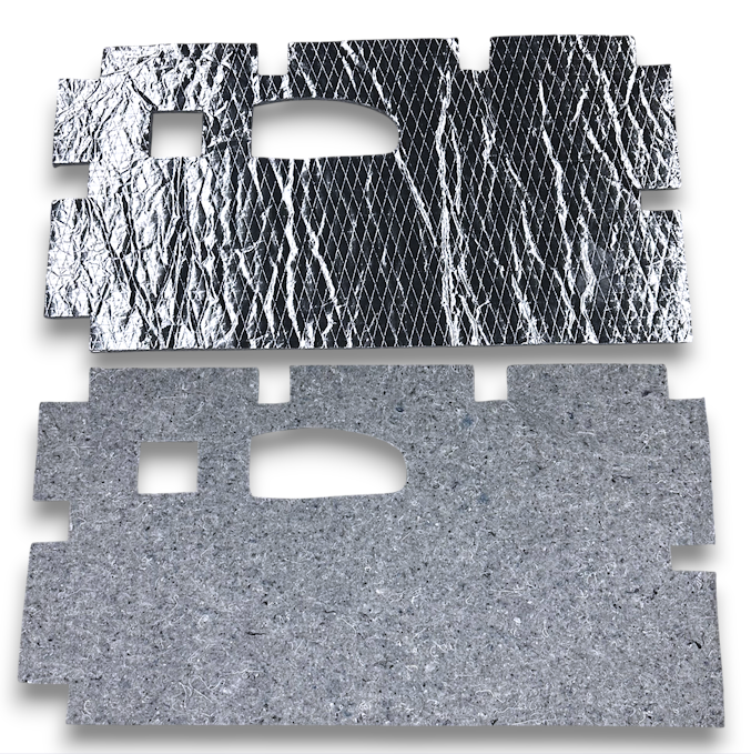 1987-1991 Ford Bronco and F-Series Truck Door Insulation Panels, (Pair)