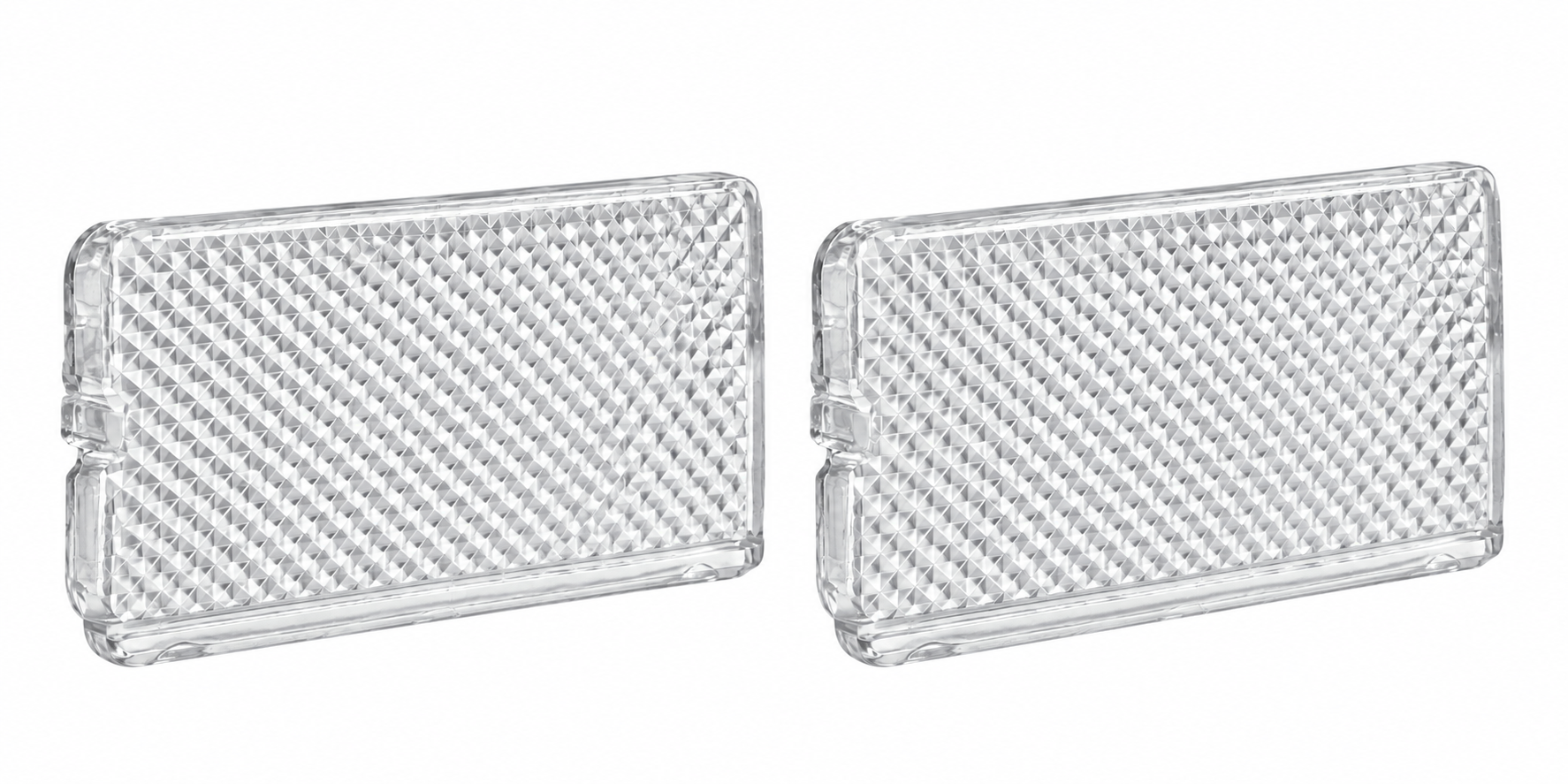 1992-1997 Ford Bronco & F-Series Truck Lower Door Panel Courtesy Light Lenses PAIR
