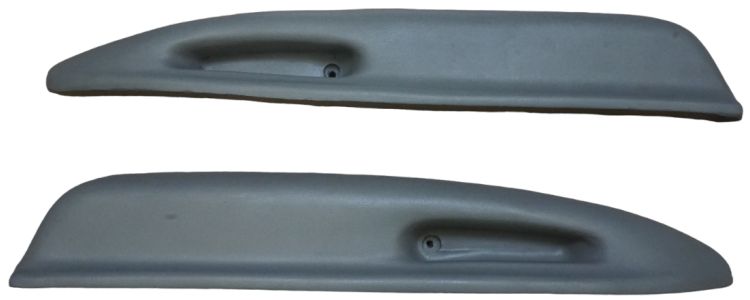 thumbnail image 2 of Pair Front Inner Door Handles For Ford Bronco & F-Series (1987-97) – Driver & Passenger Side, Black Textured Plastic 2 of 5