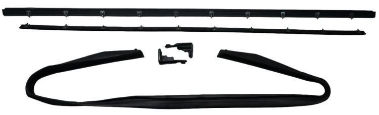 1980-1996 Ford Bronco Complete Tailgate Window Weatherstrip Kit