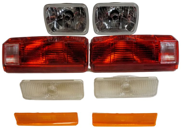 1980-1986 Ford Bronco/ F-Series H4 Head Light/Lense Kit Clear