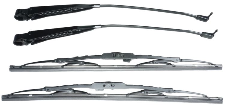 1980-1990 Ford Bronco and F-Series Truck  Wiper Arms/Blades Combo Kit, Trailblade