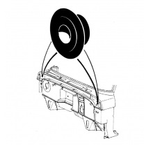 1973-1979 Ford Bronco and F Series Truck Firewall Grommets, Pair