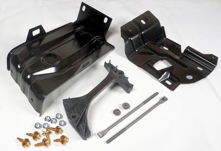 1980-1986 Ford Bronco/ F-Series Complete Battery Tray Kit With Support Bracket