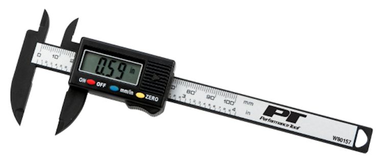 4 Inch Carbon Fiber Digital Caliper