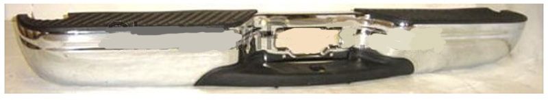 Rear Step Bumper, Chrome