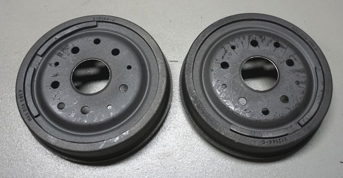 Drum, Rear 11 x 1.75 1966 - 75 Pair