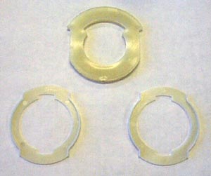 1966-1977 Ford Bronco Shift Lever Bushings, Manual 3 Pcs.