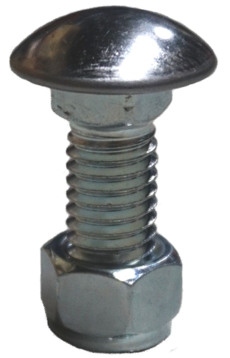 1966-1977 Ford Bronco Zinc Coated Bumper Bolt With SS Cap