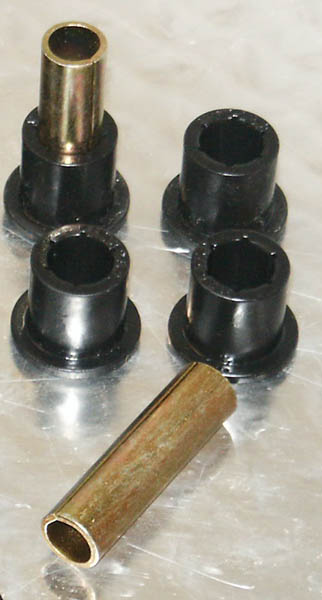 Spring shackle bushings black