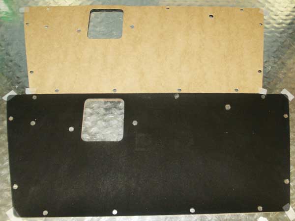 1968-1977 Ford Bronco Door Panels Seals/Vapor Barriers,  Pair