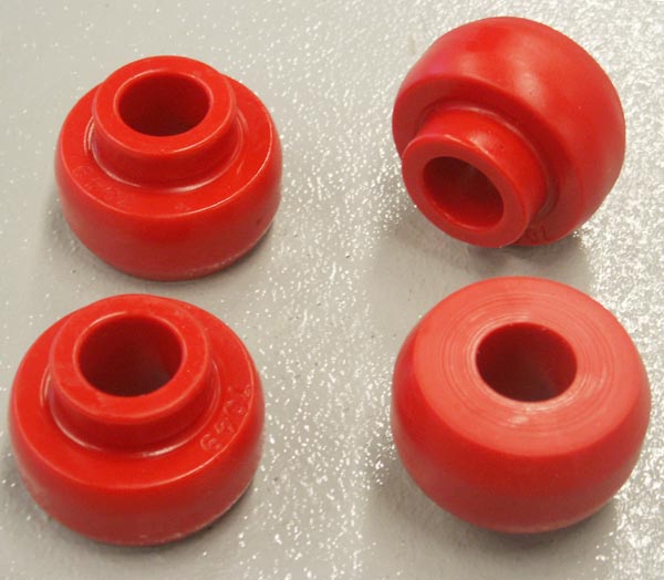 1973-1979 Ford Bronco & F Series Truck Radius Arm Bushings, Red