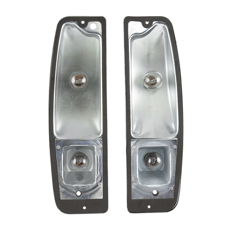 1967-1977 Ford Bronco Tail Light Lens Housing, Left and Right Pair