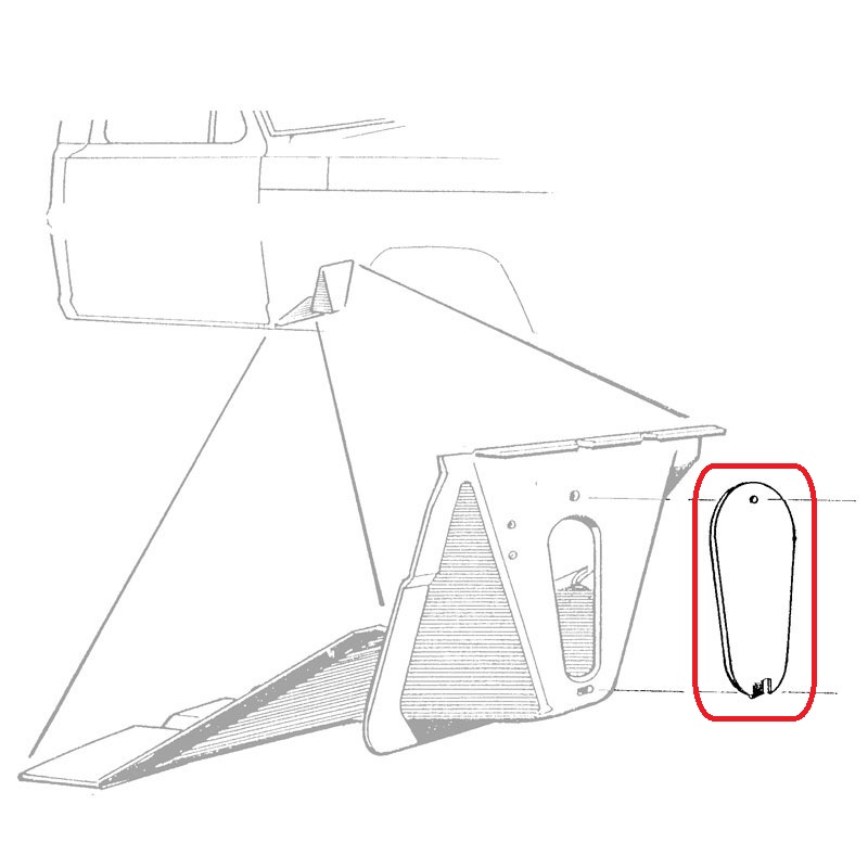 Front Cab Body Mount Inspection Plate