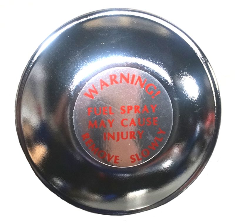 1973-1976 Ford F Series Gas Cap, Chrome Truck Style Side