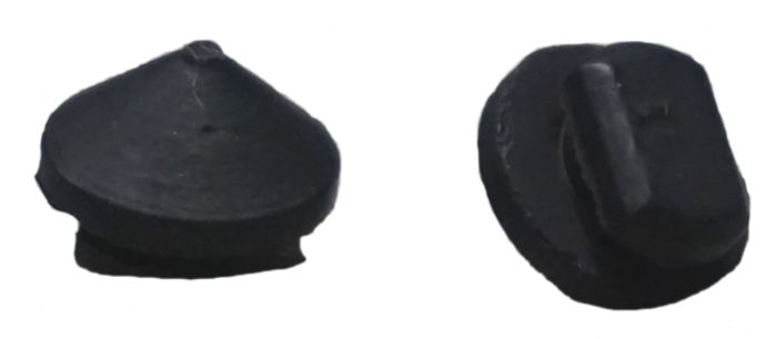 1973-1979 Ford Bronco and F Series Truck Glove Box Bumpers, Pair
