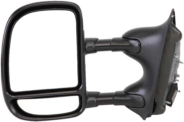 2002-2007 Ford Super Duty Side View Mirror Left, Manual, Dual Arms,