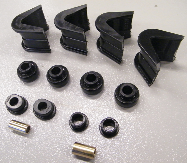 C-Bushing Kit, 7 76-77 Black, 14 Piece