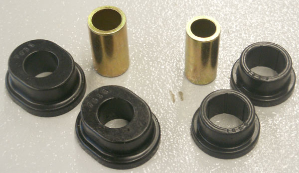 Trac-Bar Bushings, Black 1976-77 Bronco