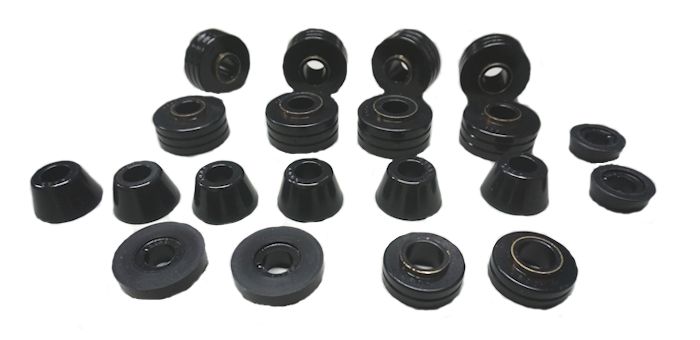 1978-1979 Ford Bronco Body Mount Bushings, Black