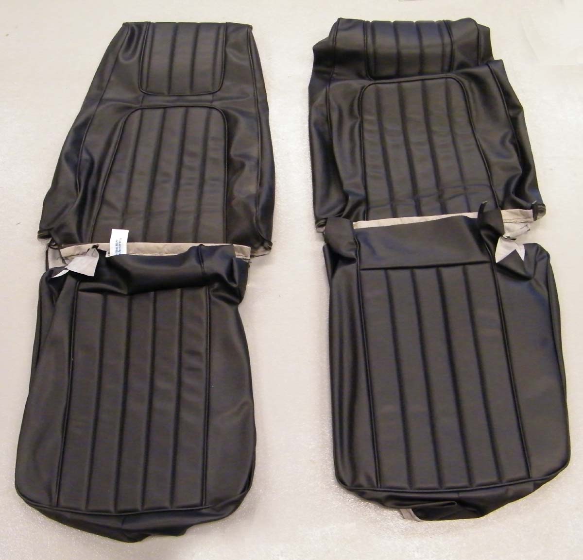 1978-79 High Back Vinyl Seat Covers BLACK