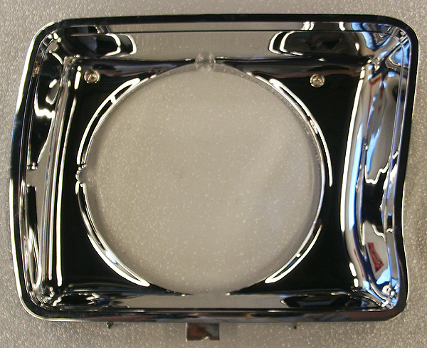 1978 Ford Bronco and F Series Truck Headlight Door, Round Right Chrome