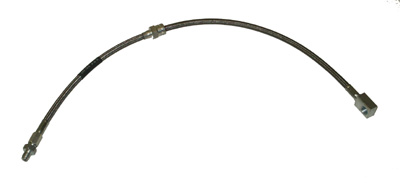 1977-79 F150 4wd Left Outer Axle Hose Braided Stainless