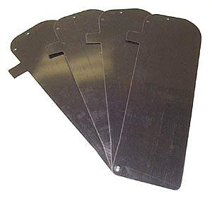 Rear Plastic Splash Shields (Set of 4) 80-86