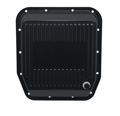 Ford AOD Transmission Pans Steel - Black