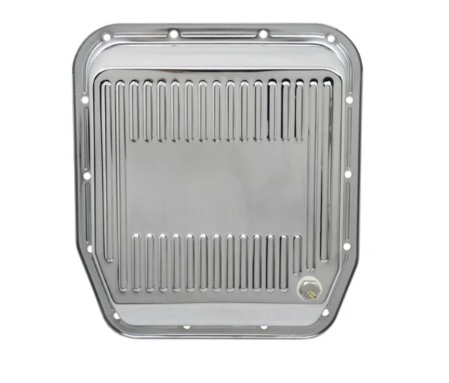 Ford AOD Transmission Pans Steel - Chrome