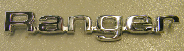 1980-1981 Ford F-Series Truck Ranger Emblem