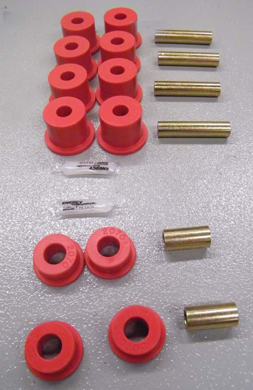 1980-1997 Ford F-Series Truck Front Spring Eye Bushings, Red