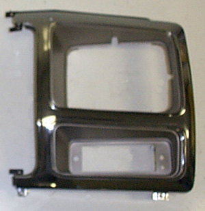 1980-1986 Ford Bronco and F-Series Truck Headlight Door, Chrome/Argent Left