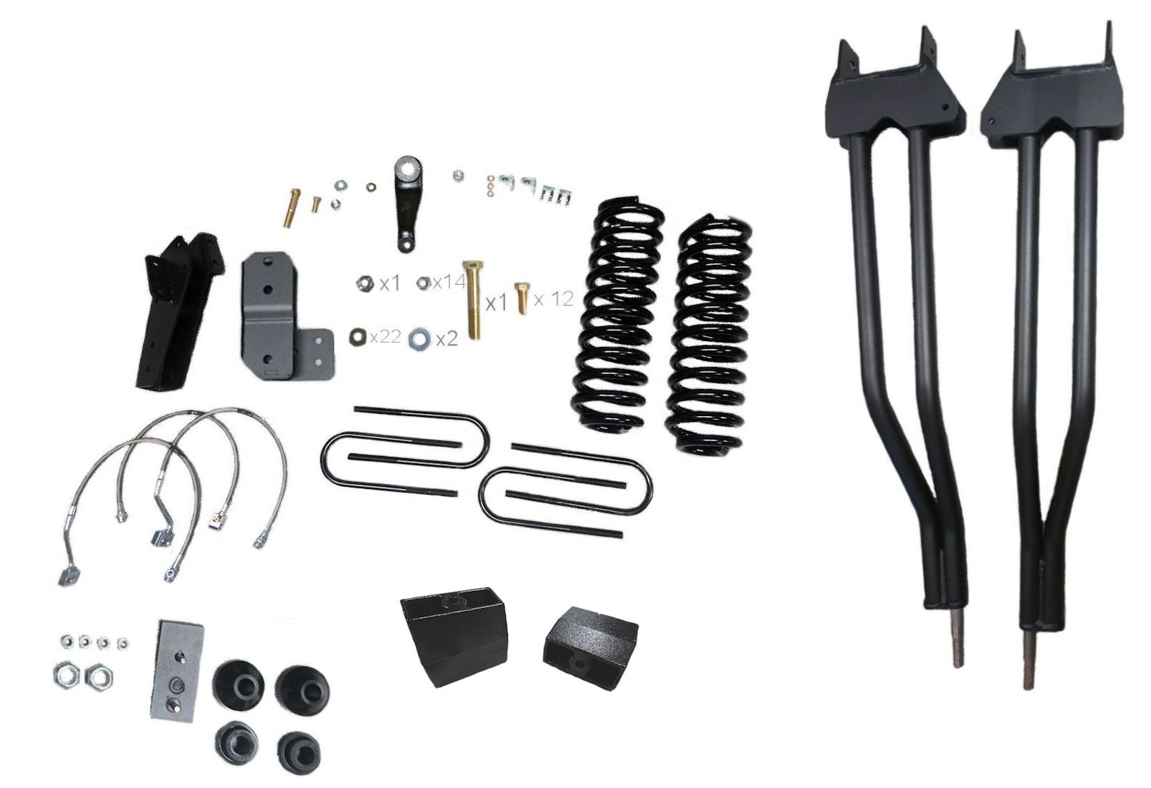 4 Inch Stage 1 Lift Kit 1980-96 Ford Bronco