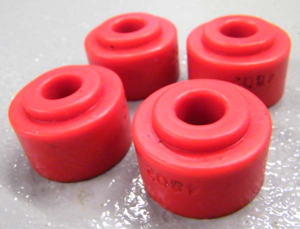 1980-1997 Ford Bronco & F-Series Truck Steering Stabilizer Bushings, Red