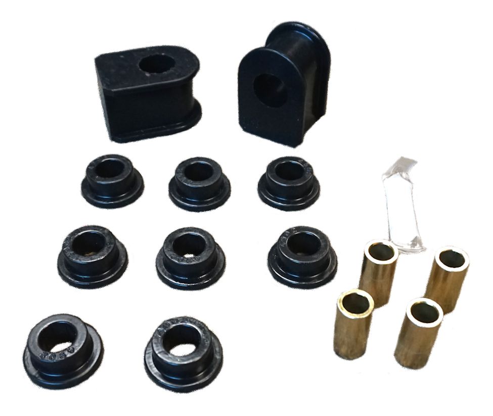 1980-1997 Ford Bronco & F-Series Truck Sway Bar Bushings Front,  Black 1 Diameter Bar