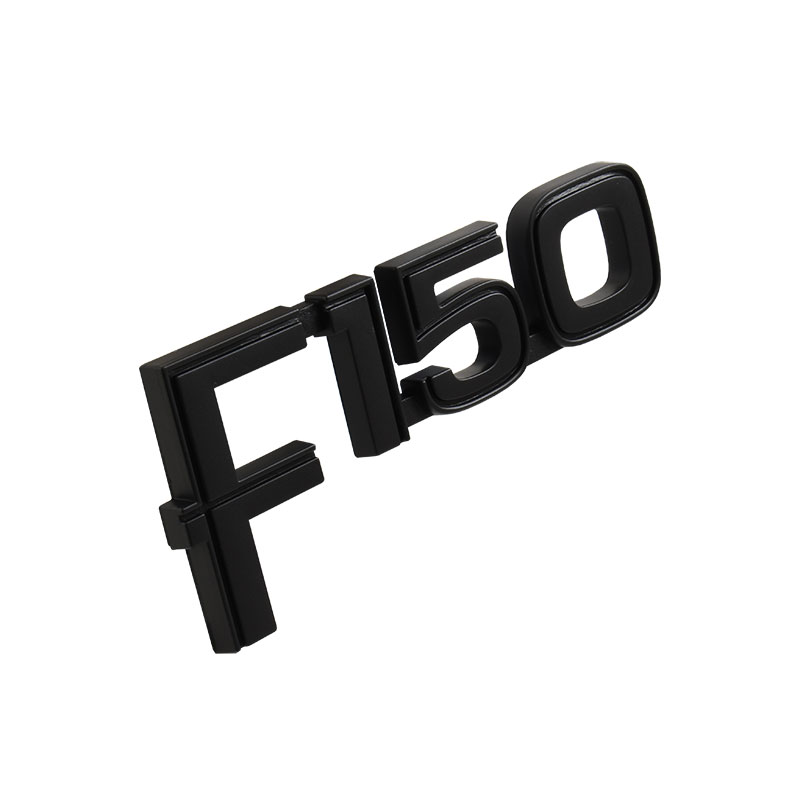 1982-1986 Ford F-Series Truck BLACK F150 Front Fender Emblem