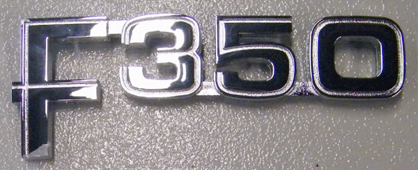 1982-1986 Ford F-Series Truck F350 Front Emblem