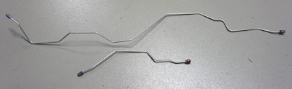 1983-1996 Ford Bronco & F-Series Truck 8.8 Rear Axle Brake Lines (Pair),  Steel