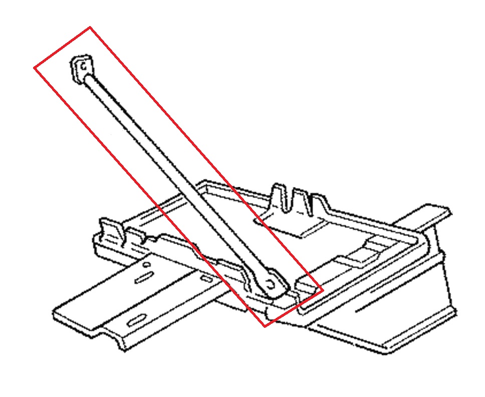 94-96 Bronco & F-Series Battery Tray Support Brace