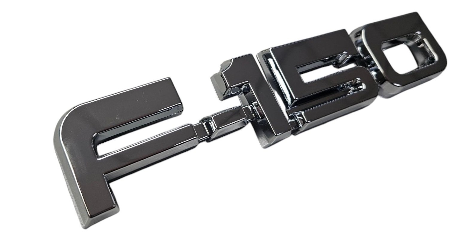 thumbnail image 2 of 2pc Ford F-Series Truck Front Fender Side Emblems - Fits 1987-1991 XLT Lariat - New 2 of 6