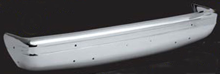 Front Bumper, Chrome 87-91-No Moulding