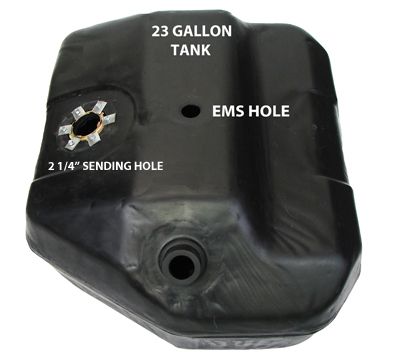 1984 Ford Bronco ll  Plastic Rear Tank