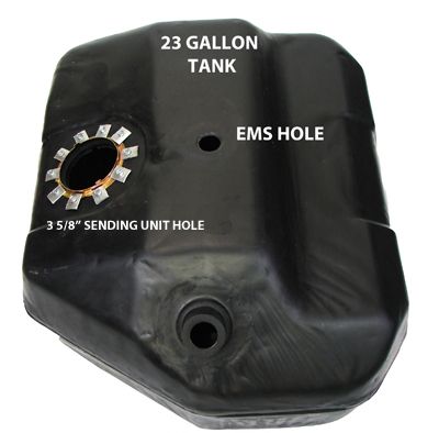 1985-1990 Ford Bronco ll  Plastic Rear Tank