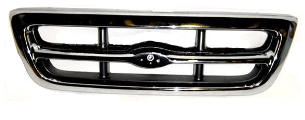 98-00 Grille Chrome/Silver & Gray 2wd