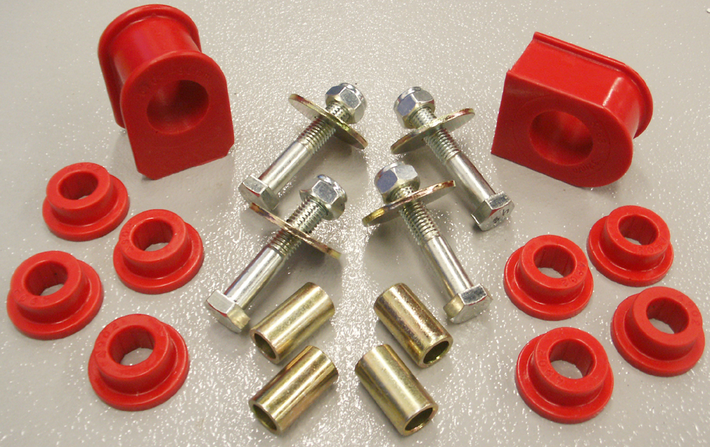 1999-04 F250 Rear Sway Bar Bushing Set, Red